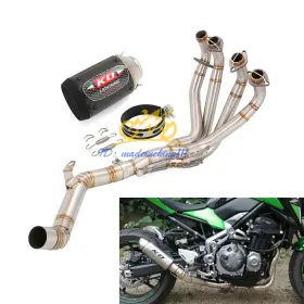 Ewgr43895 Kolightning Slip For Kawasaki Z900 2017-2025 Carbon Muffler Full Exhaust System Header Pipe