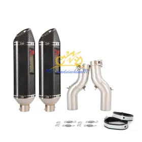 Ewjf32848 Kolightning For Suzuki Hayabusa Gsx1300r 2021-2025 Mid Link Pipe Exhaust System Muffler Tips