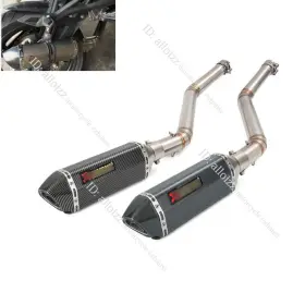 Ffw11a0fjmr89 Kolightning For Cfmoto 650nk 650mt 400nk Slip On System Exhaust Mid Link Pipe Black Muffler