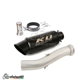 Fwjg49265 Kolightning For Cf-moto 800nk 2023 2024 2025 Exhaust Mid Link Pipe Slip On 51mm Muffler Tips