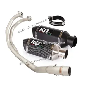 Hpmppi007-d-x Kolightning Ko002 For Yamaha Yzf R3 R25 Mt03 Mt25 16-25 Exhaust Front Pipe Mufflers With Db Killer