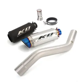 Kolightning Hpmppi011-b Ko-89 For Kawasaki Ninja Zx6r Zx636 2009-2023 Stainless Steel Exhaust Muffler Pipe