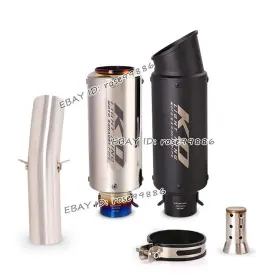 Hpmppi011-s Kolightning Ko077 For Kawasaki Ninja 636 Zx6r 2024-2025 Exhaust Middle Pipe Slip On Mufflers Tube
