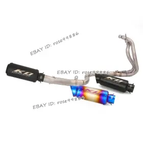 Hpmppi012-c Kolightning Ko077 For Kawasaki Ninja 300 250 Z250 2013-2016 Exhaust System Pipe 51mm Muffler Tube