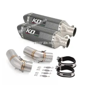 Kolightning Hpmppi038-d Ko001 For Ducati Monster 695 696 796 795 1100 Exhaust System Middle Link Pipe Mufflers