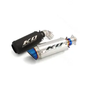 Hpmppi038-d Kolightning Ko077 For Ducati Monster 795 796 696 1100 Middle Exhaust Pipe Stainless Steel Mufflers