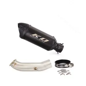 Hpmppi039-d Kolightning Ko123 Motorcycle Exhaust Middle Pipe Mufflers Slip Modified For Duke 125 250 390 Rc390