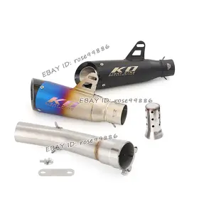 Hpmppi040-a Kolightning Ko064 For Yamaha Fz1 2006-2015 Motorcycle Exhaust System Mid Link Pipe Mufflers Tube