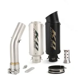 Hpmppi040-a Kolightning Ko89 Middle Exhaust System Pipe Muffler Stainless Steel Tips For Yamaha Fz1 2010-2015