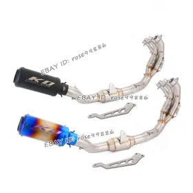 Kolightning Hpmppi044-u Ko077 For Yamaha Fz09 Mt-09 2020-2023 Full Exhaust System Front Link Pipe Muffler Tips