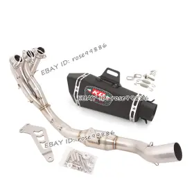 Kolightning Hpmppi044-u Wu021 For Ymaha Mt09 Fz09 2020-2023 Exhaust System Front Link Pipe 320mm Mufflers Tips