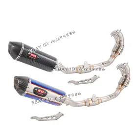 Hpmppi044-u Kolightning Wu190 For Ymaha Mt09 Fz09 2020-2023 Exhaust Front Link Pipe Mufflers Silencers Slip On