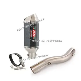 Hpmppi049-e Kolightning Ko002 For Ducati Scrambler 800 821 Monster 797 Exhaust Mid Pipe Connect Mufflers Tube