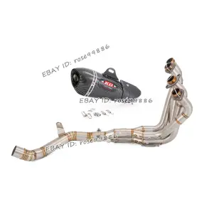 Hpmppi052-a Kolightning Wu128/139 For Kawasaki Z900 2017-2025 Exhaust Tube System Front Link Pipe Mufflers Escape