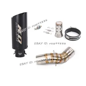Hpmppi052-f Kolightning Ko077 For Kawasaki Z900 2017-2019 Motorcycle Exhaust Mid Link Pipe Mufflers Silencers