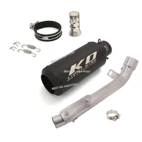 Hpmppi053-h Kolightning Ko077 For Suzuki Gsxr1000 2007-2008 Exhaust System Middle Link Pipe Mufflers Db Killer