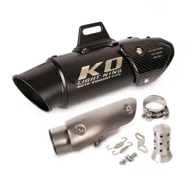 Hpmppi053-j Kolightning Ko132 For Suzuki Gsxr1000 2012-2025 Slip On Exhaust Tips Mid Link Pipe Mufflers System