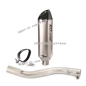 Hpmppi056-h Kolightning Ko072 For Honda Cbr600f4i 2001-2007 Exhaust System Middle Link Pipe 51mm Mufflers Tube