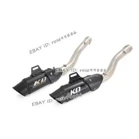 Hpmppi056-h Kolightning Ko132 For Honda Cbr600f4i 2001-2007 Exhaust Tips Mid Link Pipe 51mm Mufflers Silencers