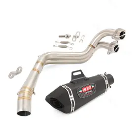 Hpmppi058-j Kolightning Ko021 For Yamaha Mt-07 Fz07 2014-2025 51mm 2 345mm Length Muffler Exhaust System Kit