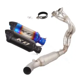 Hpmppi065-j Kolightning Ko123 Slip-on For Kawasaki Z650 Ninja 650 2023-2025 Exhaust Front Pipe Mufflers System