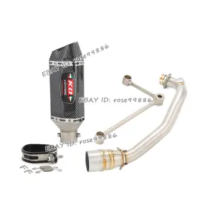 Hpmppi093-c Kolightning Ko002 For Yamaha Zuma 125 Bws 2002-2017 Exhaust System Mid Pipe Mufflers Tube Slip