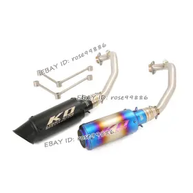 Hpmppi093-c Kolightning Ko077 For Yamaha Zuma 125 Bws 2002-2017 Exhaust Front Link Pipe Mufflers Db Killer