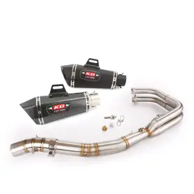 Hpmppi102-a Kolightning Ko021 For Kawasaki Ninja 400 250 2018-2022 51mm 2 Motorcycle Slip On Exhaust Muffler