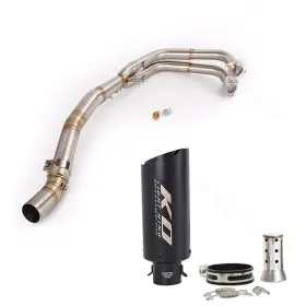 Hpmppi102-a Kolightning Ko106 For Kawasaki Ninja 250 400 Z400 2017-22 Exhaust Mufflers Front Pipe Whole System