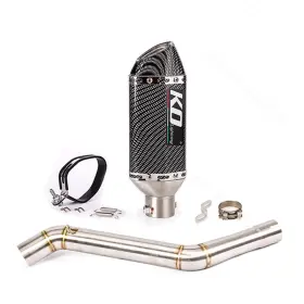 Hpmppi110-a Kolightning Ko002 For Cf-moto 400nk 650nk Exhaust Tips Slip System Middle Link Pipe 310mm Mufflers