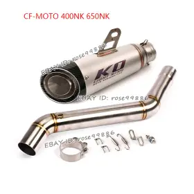 Hpmppi110-a Kolightning Ko064 For Cf-moto 400nk 650nk Exhaust System Middle Link Pipe Mufflers Silencers Tips