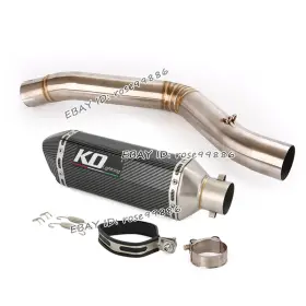 Hpmppi121-a Kolightning Ko001 For Benelli Leoncino 500 Exhaust System Middle Link Pipe Mufflers With Db Killer