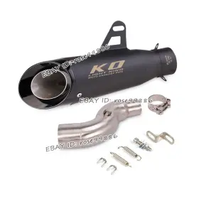 Hpmppi150-a Kolightning Ko064 For Honda Ctx700 Motorcycle Exhaust Mid Pipe Link System 51mm Mufflers Db Killer