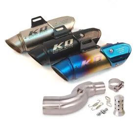 Hpmppi150-a Kolightning Ko132 For Honda Ctx700 Motorcycle Mufflers Exhaust Connect Mid Pipe Silencers System