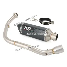 Hpmppi156-a Kolightning Ko001 For Cf-moto St125 All Years Can Use Muffler Stainless Steel Exhaust Front Pipe