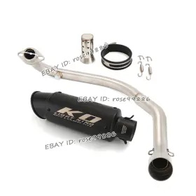Hpmppi156-a Kolightning Ko077 For Cf-moto St Papio 125 Exhaust System Front Link Pipe Mufflers With Db Killer