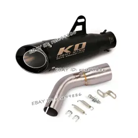 Hpmppi158-a Kolightning Ko064 For Suzuki Sv650 2016-2025 Exhaust Mid Link Pipe Connect Slip Mufflers Silencers