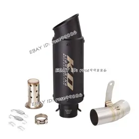 Hpmppi217-j Kolightning Ko077 For Bmw S1000rr 2019-2025 S1000r 21-25 Exhaust System Mid Pipe Black Silencers