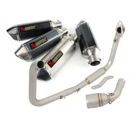 Hpmptp227077 Kolightning For Benelli Tnt 125 135 2017-2025 Header Exhaust Link Pipe 51mm Muffler Silencer