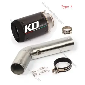 Hyw49598 Kolightning For Suzuki Gsxr600 Gsxr750 2006-07 Exhaust Mid Pipe Slip On Muffler Carbon Fiber #3