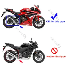 Ipxx025xd Kolightning For Honda Cbr500r Cb500f Cb500x 2017-2024 Motorcycle Exhaust Mid Link Pipe 51mm #2