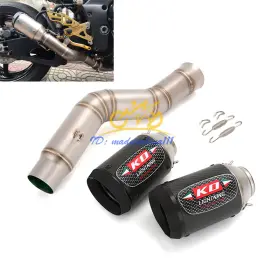 Jdgf84935 Kolightning Slip For Yamaha Yzf R1 Mt-10 2009-2014 Exhaust Tips Carbon Muffler Mid Link Pipe