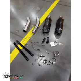 Jewq83925 Kolightning For Yamaha Fjr1300 2001-2023 Exhaust Mid Pipe Slip On 51mm Muffler Tips Silencer