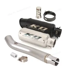 Jfqw48954 Kolightning For Honda Cbr250r 2011-2016 Exhaust Mid Link Pipe Slip On Muffler Tips Db Killer
