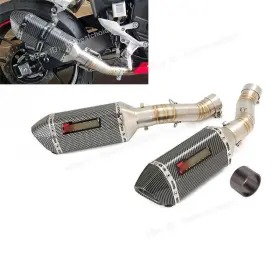Kdsg84260 Kolightning For Honda Cbr500r Cb500f 2016-2024 Exhaust System Mid Link Pipe Slip On Mufflers