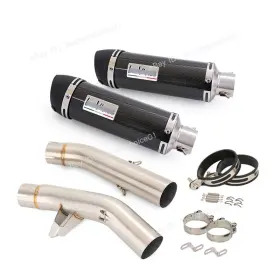 Kewo94035 Kolightning For Yamaha Fjr1300 2001-2023 Motorcycle Exhaust Mid Pipe System Muffler Tips R&l