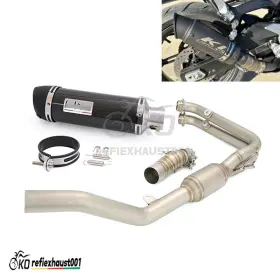 Kolightning Kewq73548 For Cf-moto 450ss 450sr 450nk 2022-2025 Header Pipe Connect Exhaust Muffler