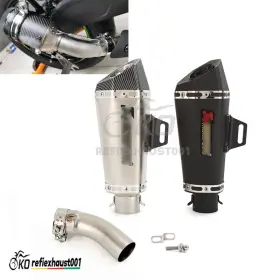 Kgrj47356 Kolightning For Kawasaki Ninja Zx4r Zx4rr 2023-2025 Mid Link Pipe 51mm Muffler Exhaust