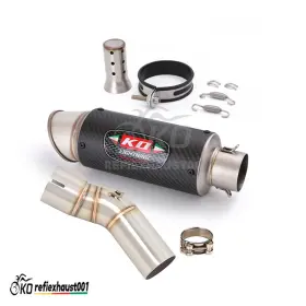 Klld48239 Kolightning For Kawasaki Ninja Zx10r 2011-2025 Exhaust Tips Slip On Motorcycle Mid Link Pipe