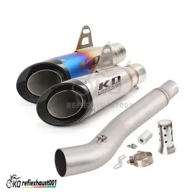 Klra42956 Kolightning For Honda Cbr250r 2011-2016 Motorcycle Exhaust System Mid Link Pipe 51mm Muffler